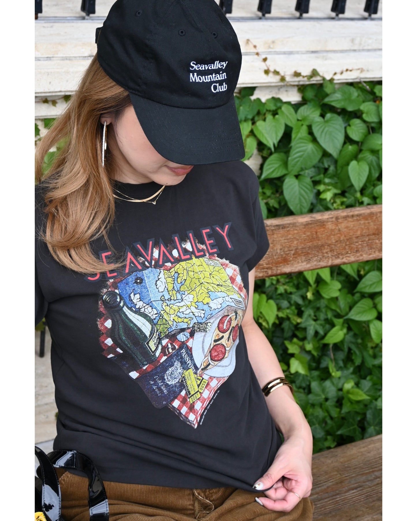 GRAPHIC TEE(SEAVALLEY PIZZA SHOP TEE)