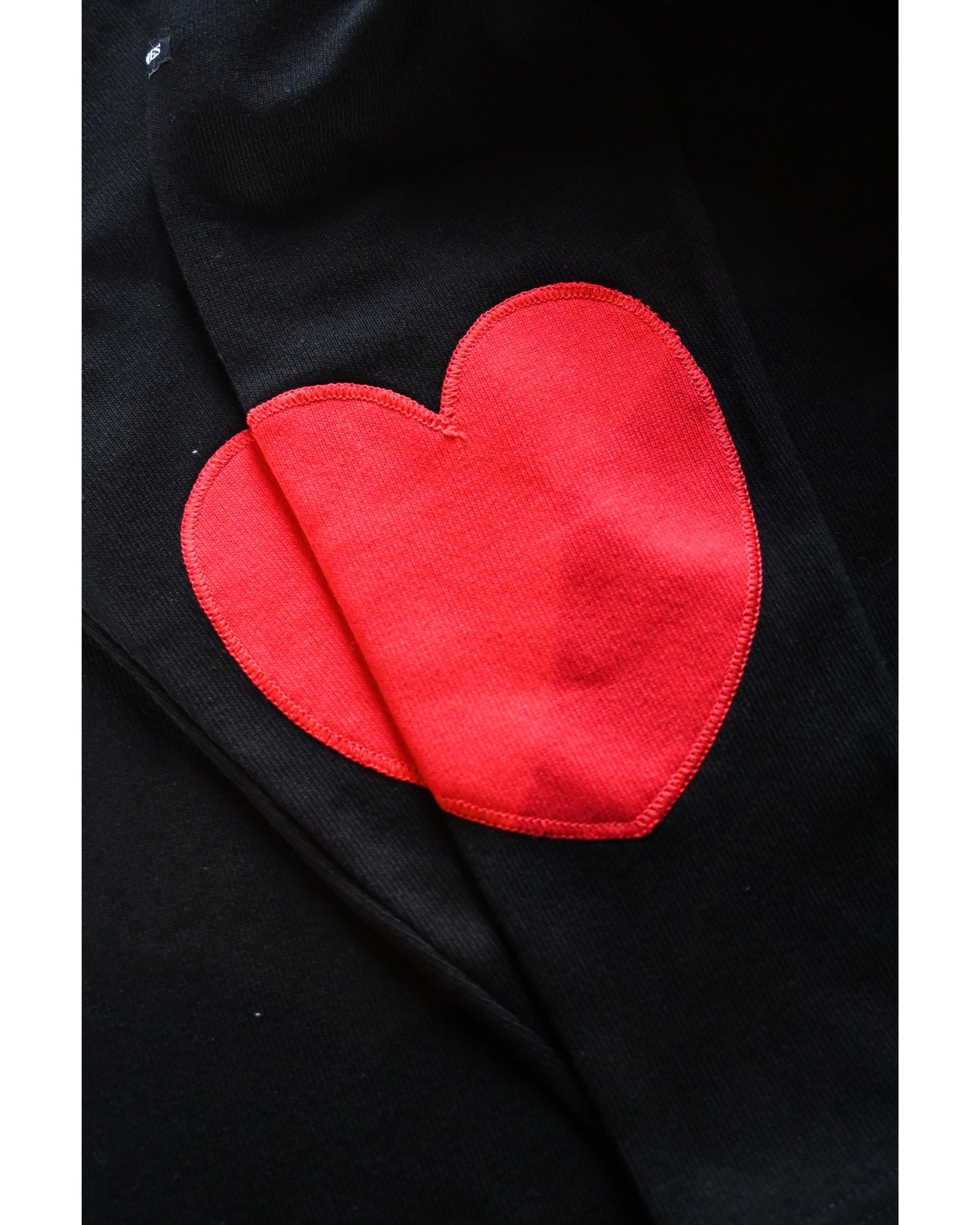 OUESSANT Heart elbow patch (NOIR/TULIP)