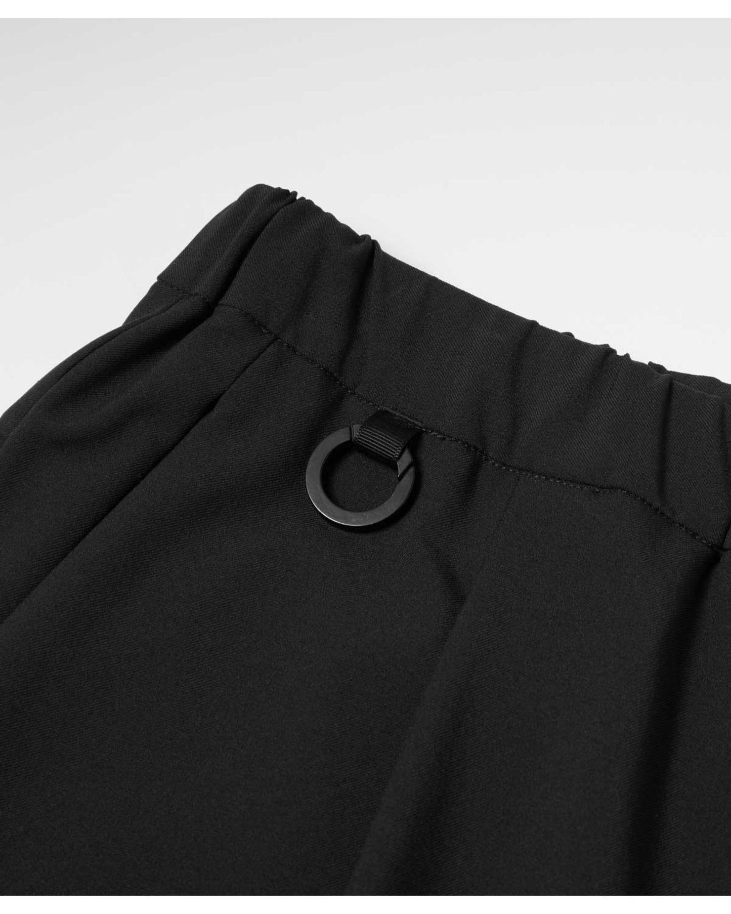TECH WIDE PANTS  BLACK