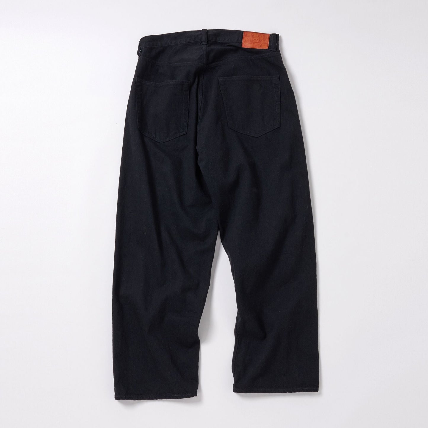 RECYCLED WASTE SUVIN COTTON YARN 11.5oz DENIM 5POCKET WIDE PANTS 42427