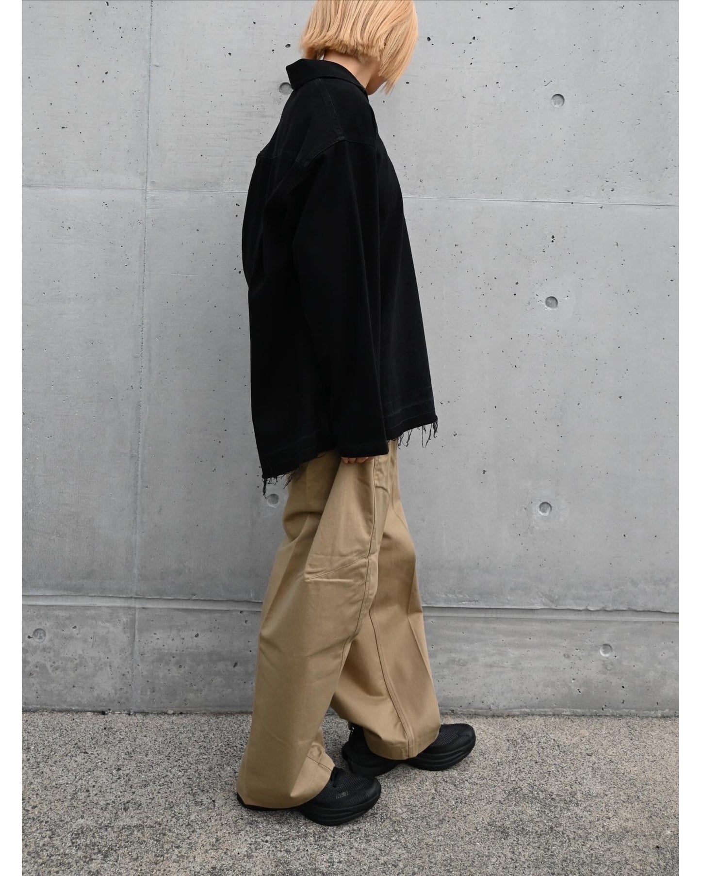 BARREL-LEG CHINO PANTS 13348