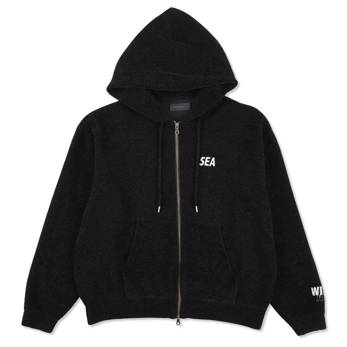 Mole Knit Zip Up Hooded Sweatshirt