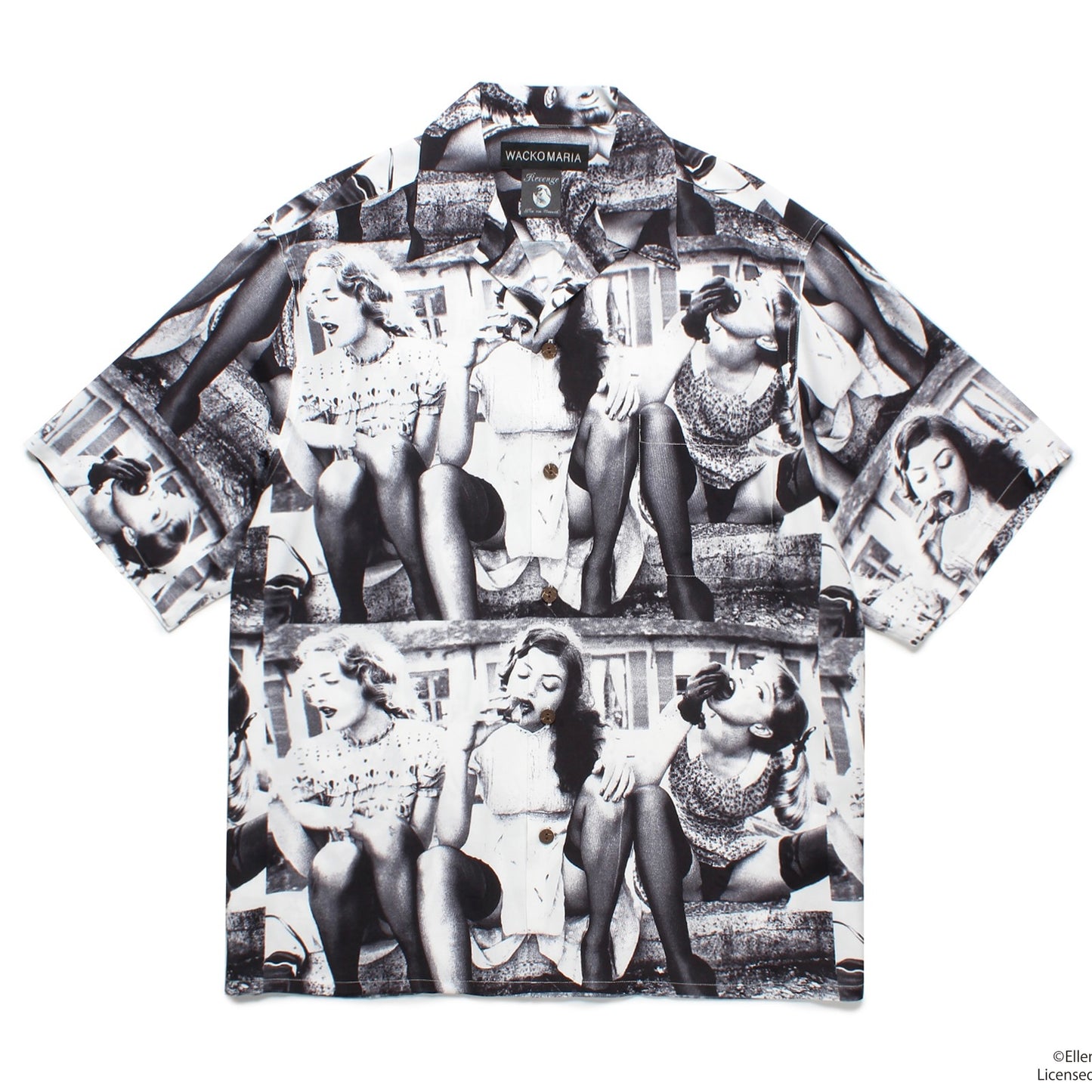 ELLEN VON UNWERTH / S/S HAWAIIAN SHIRT ( TYPE-2 )