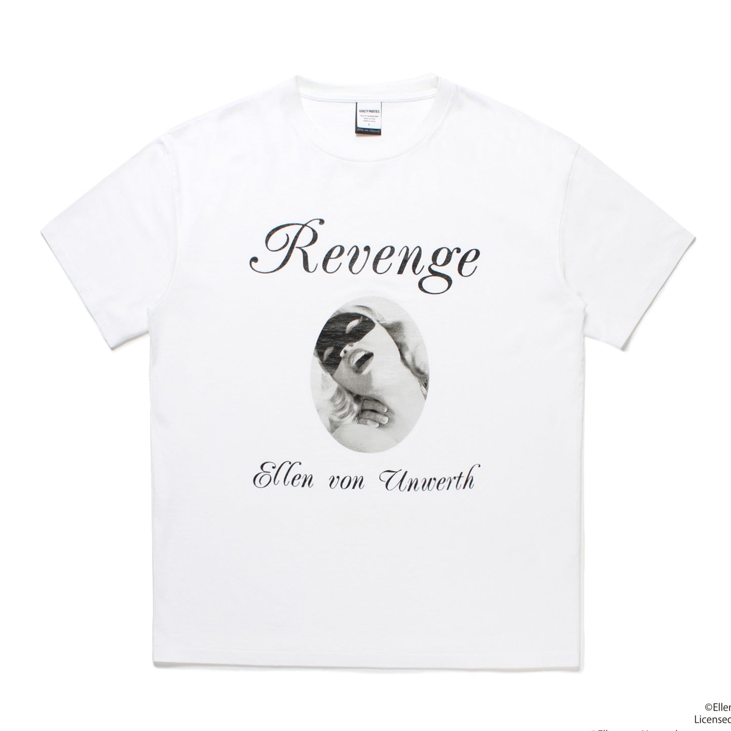 ELLEN VON UNWERTH / WASHED HEAVY WEIGHT CREW NECK T-SHIRT ( TYPE-1 )