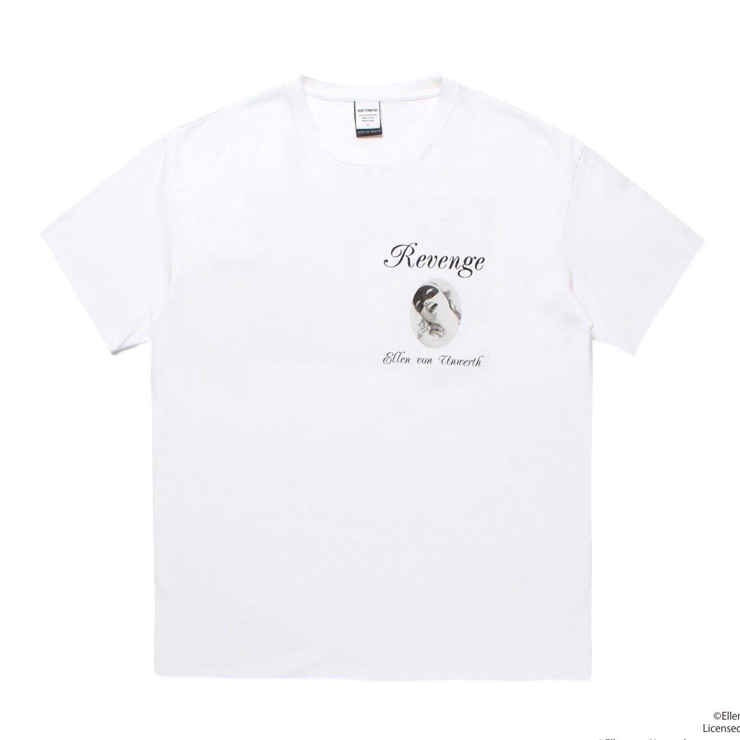 ELLEN VON UNWERTH / WASHED HEAVY WEIGHT CREW NECK T-SHIRT ( TYPE-2 )