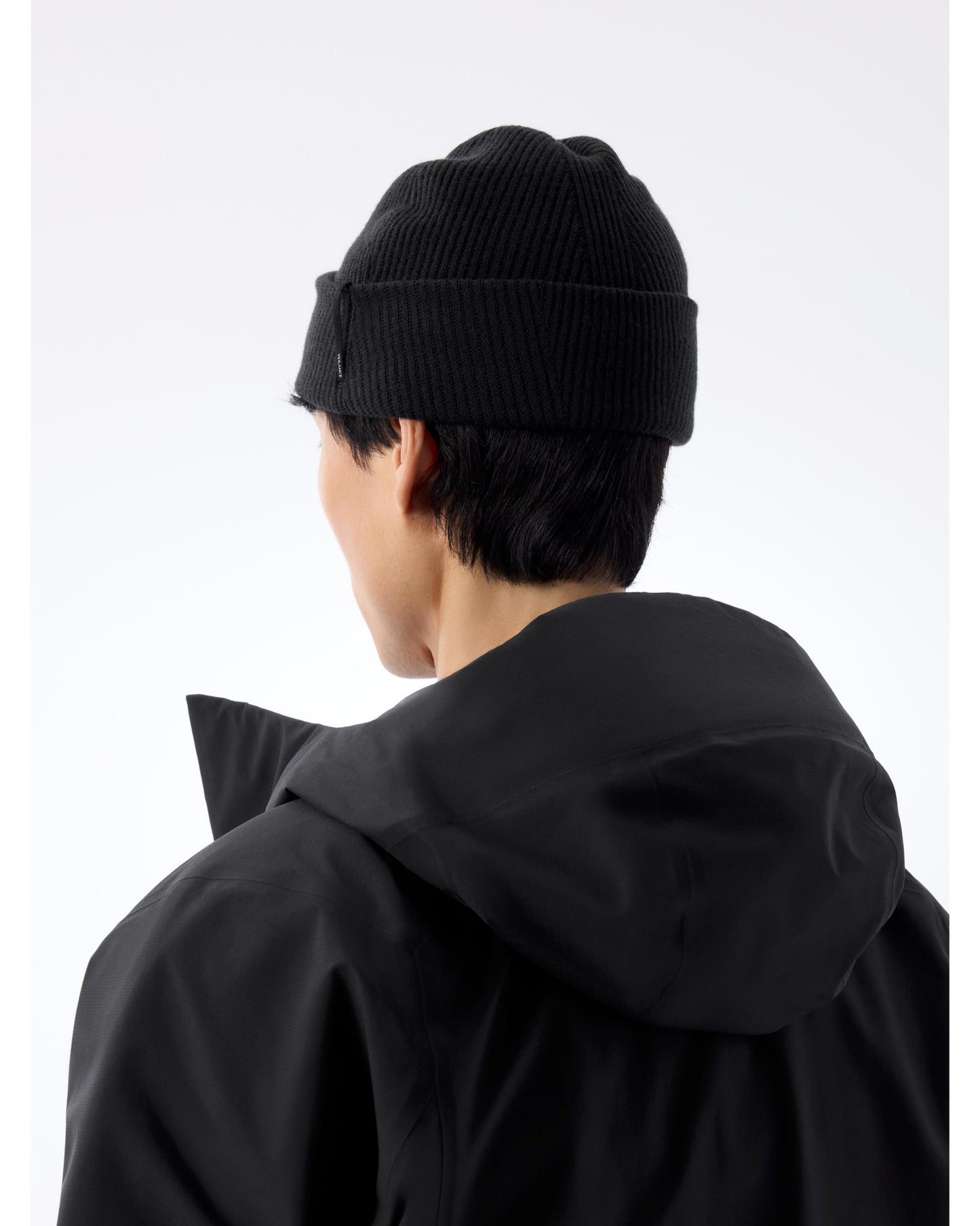 CONIC WOOL TOQUE BLACK