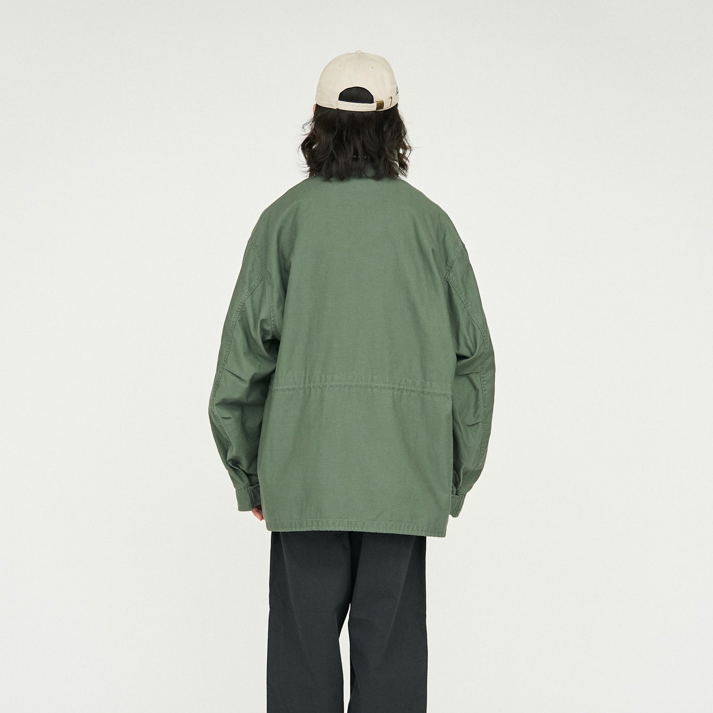 BACK SATEEN FIELD JACKET