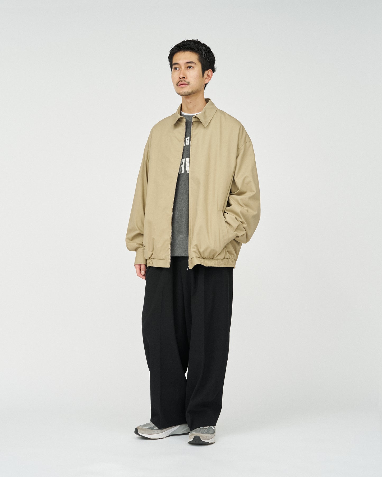 POWDER COTTON SWING TOP BLOUSON