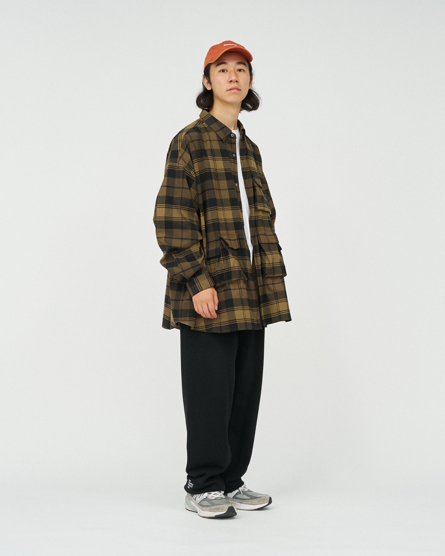 FLANNEL CHECK MULTI POCKET SHIRT