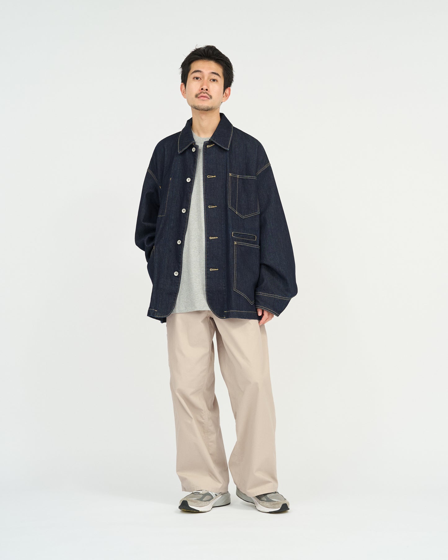 COTTON CANVAS PAINTER PANTS