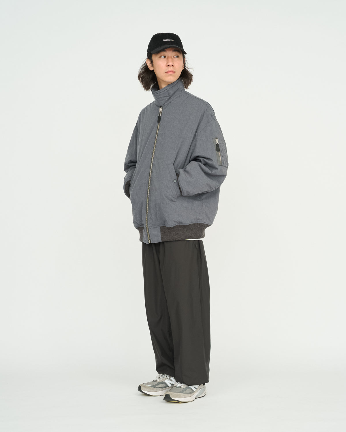 TACTICAL WOOL BOMBER JACKET