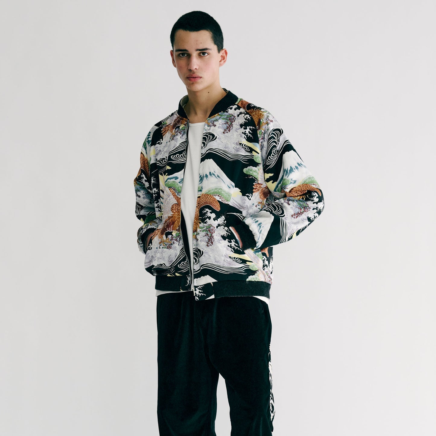 SPECIAL EDITION VELVETEEN SOUVENIER JACKET “GREEN DRAGON” 15551