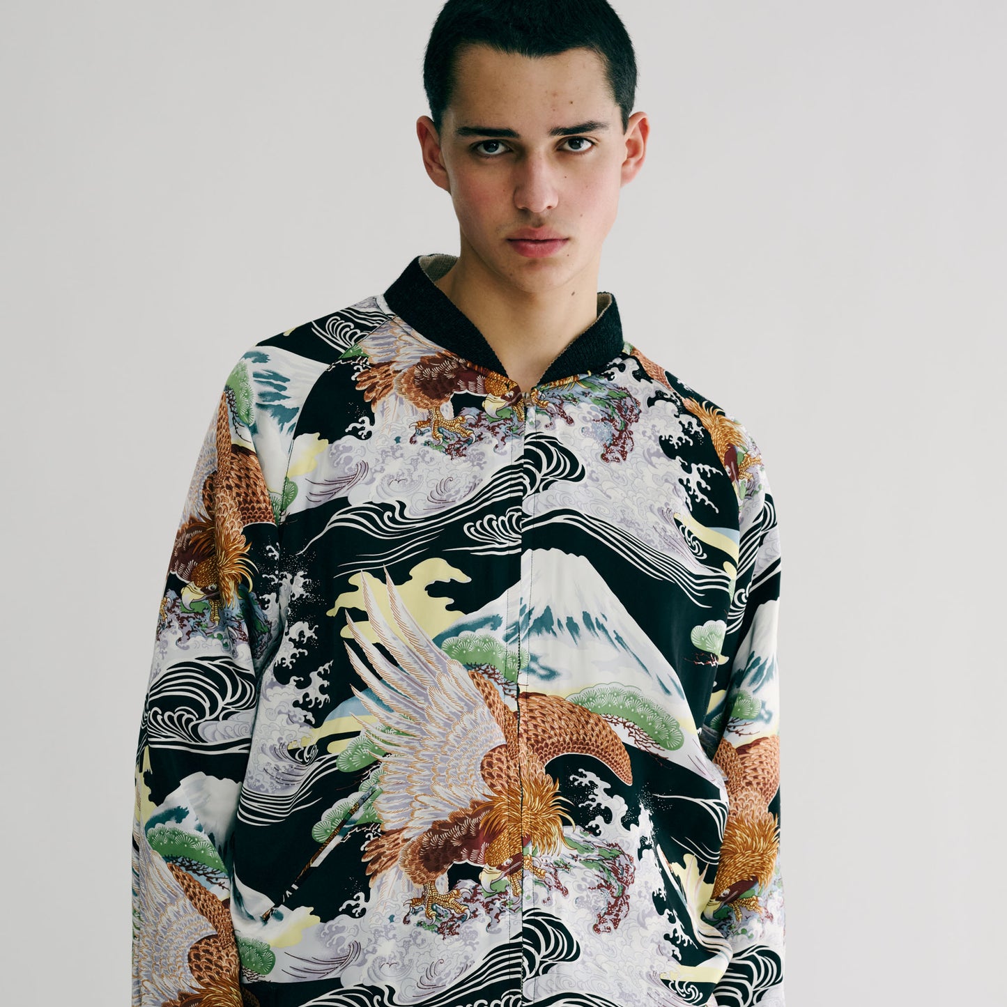 SPECIAL EDITION VELVETEEN SOUVENIER JACKET “GREEN DRAGON” 15551
