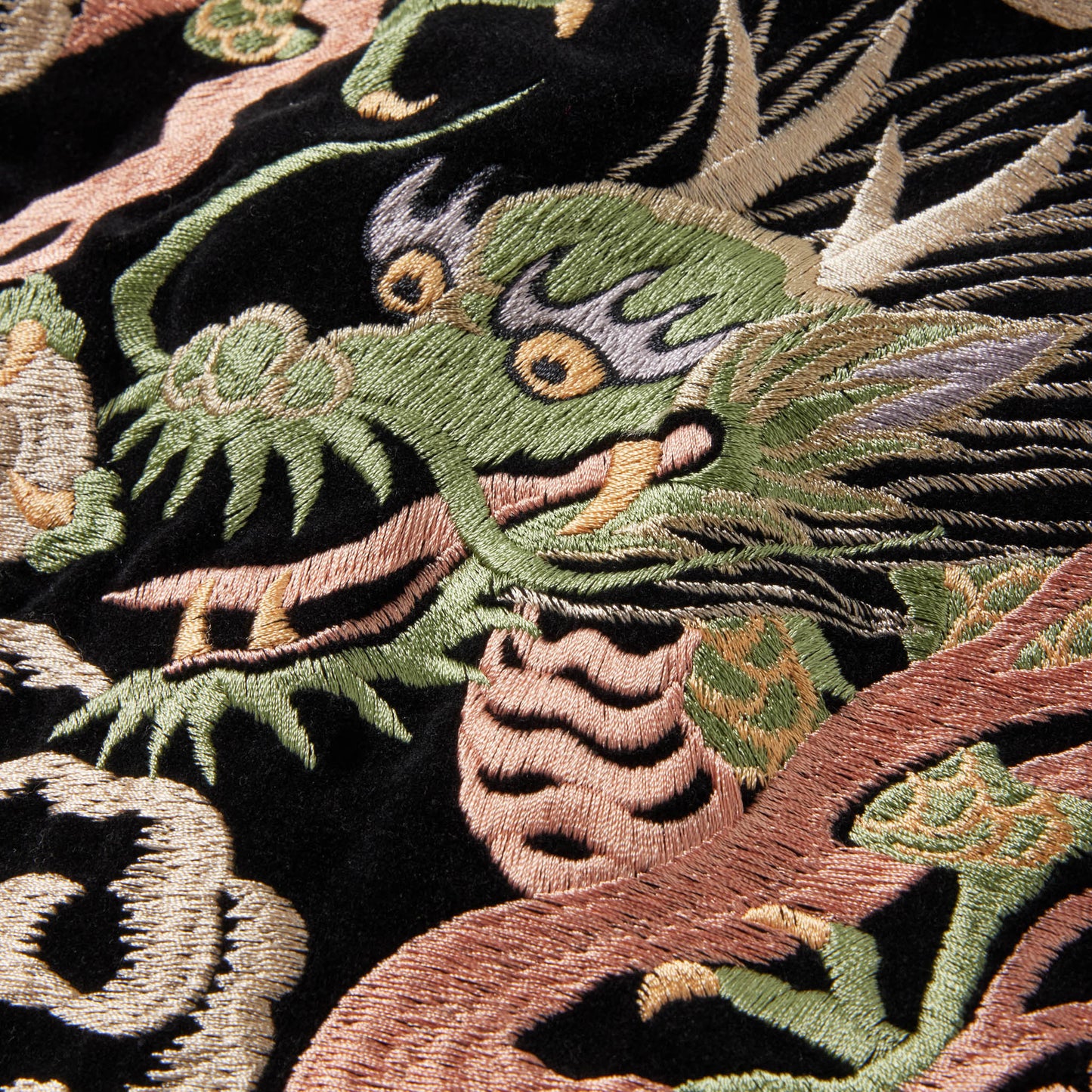 SPECIAL EDITION VELVETEEN SOUVENIER JACKET “GREEN DRAGON” 15551