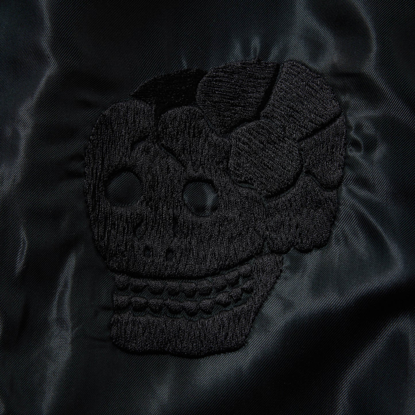 WOOL MELTON ×ACETATE SOUVENIR JACKET “SKULL” 15671
