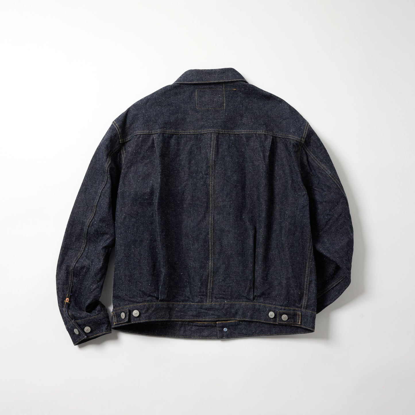 RECYCLED WASTE SUVIN COTTON YARN 14oz. DENIM JACKET 15674