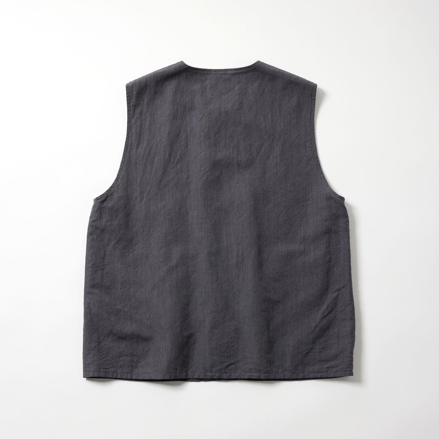 LINEN/WOOL TROPICAL CREW NECK VEST 15676