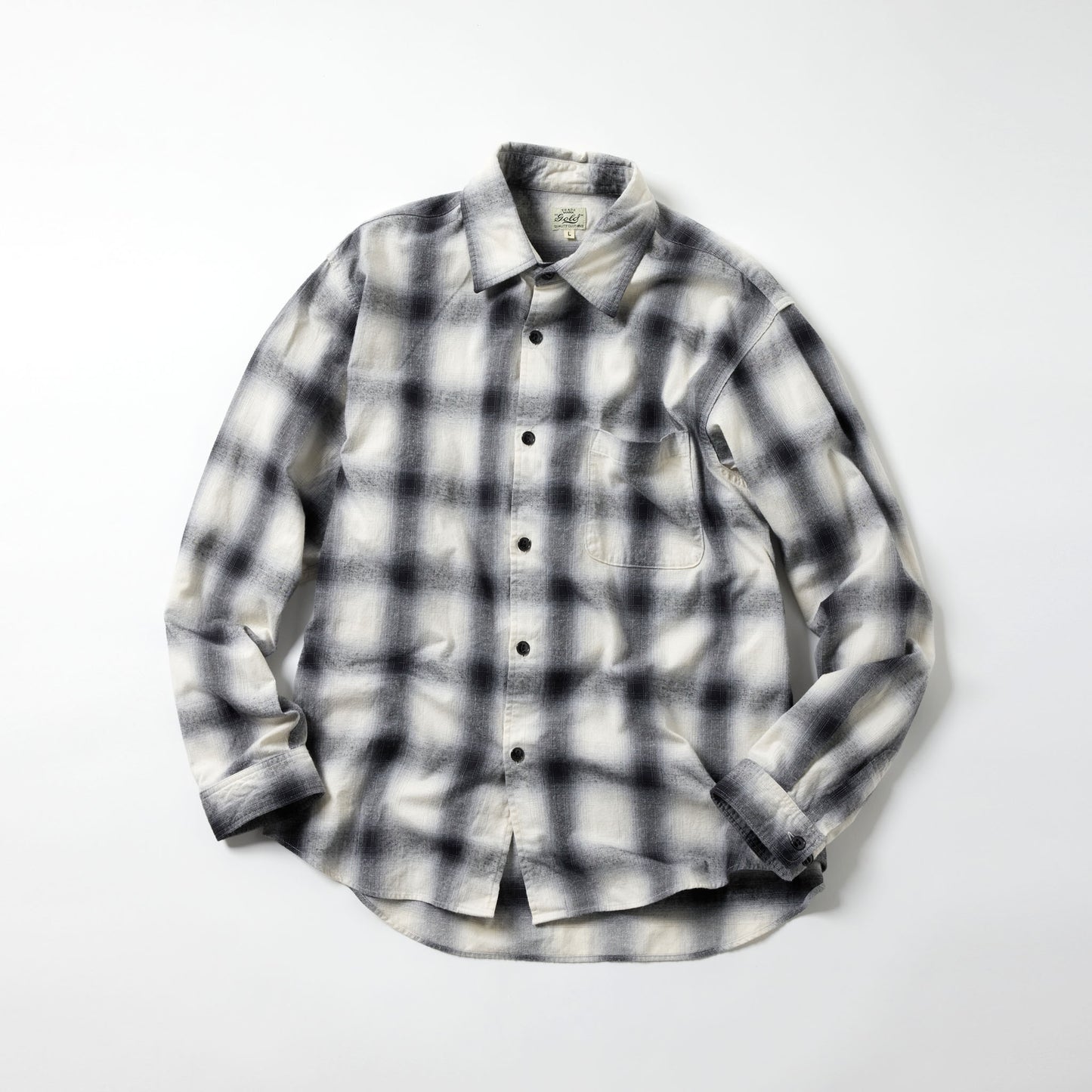 COTTON NEL CHECK REGULAR COLLOR SHIRT 29434