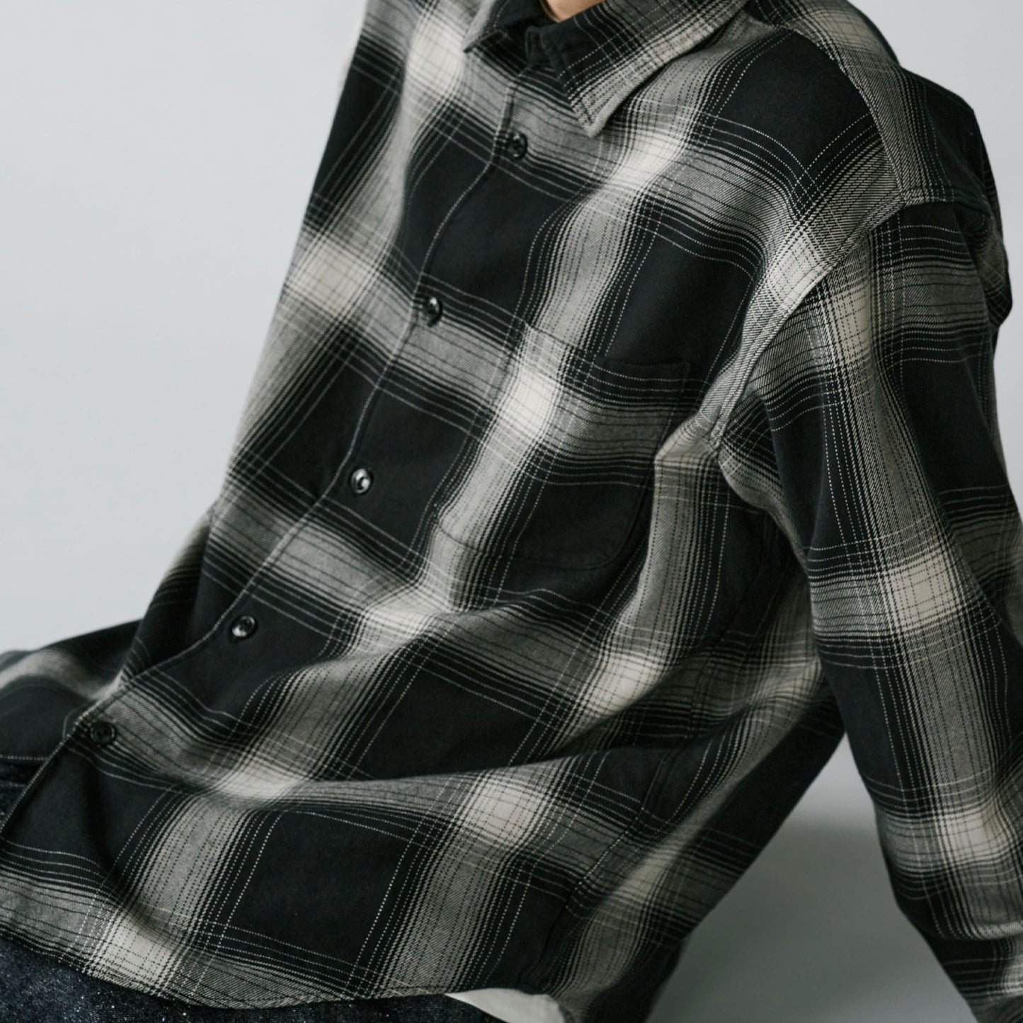 SUVIN COTTON NEL CHECK REGULAR SHIRT 29546