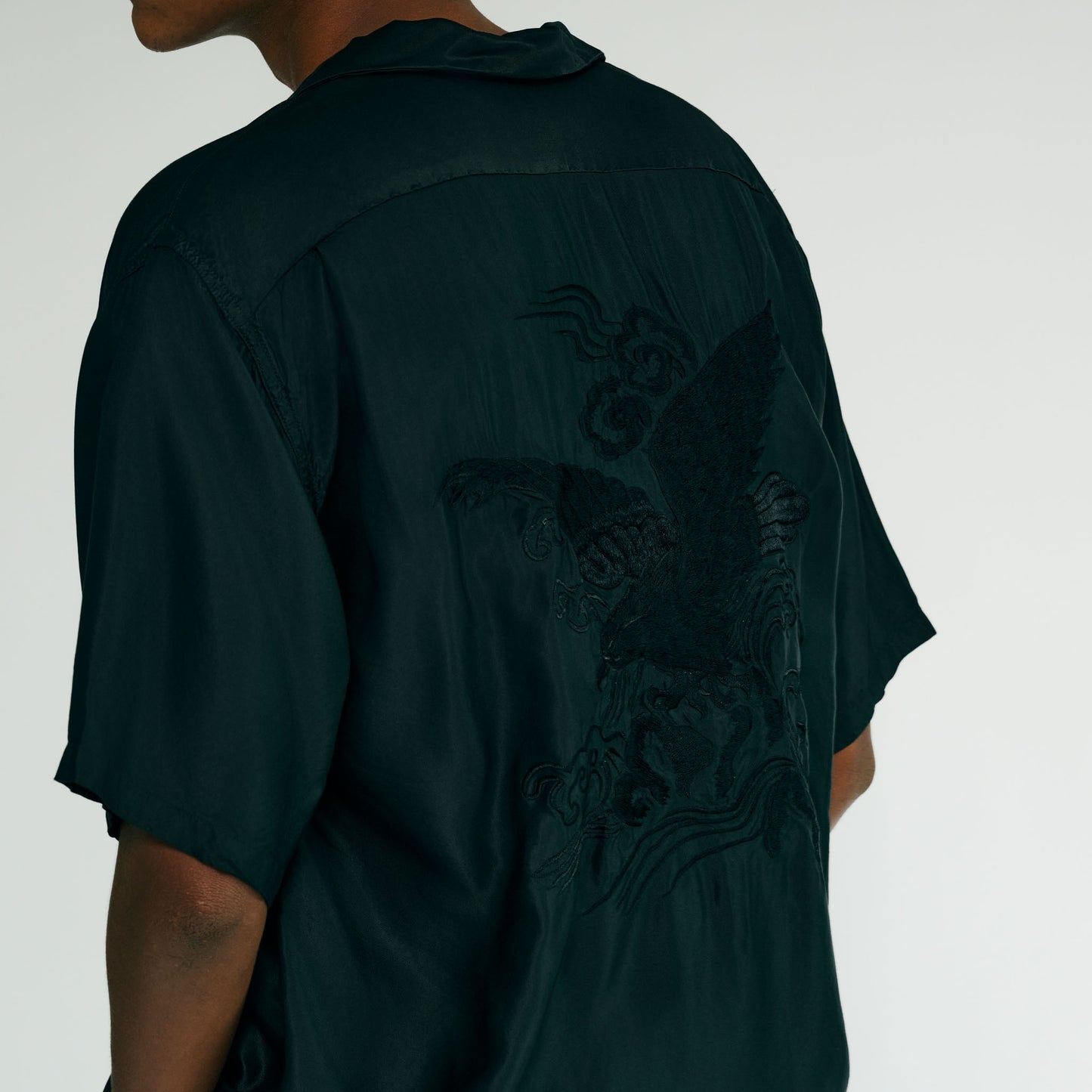 ACETATE S/S SUKA SHIRT "EAGLE" 39432