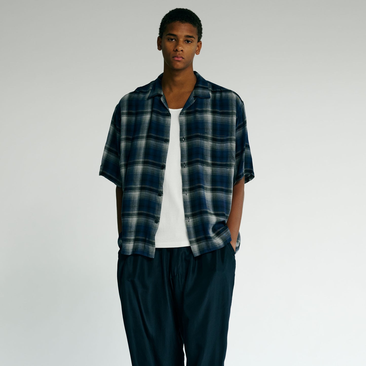 RAYYON CHECK S/S SHIRT 39436