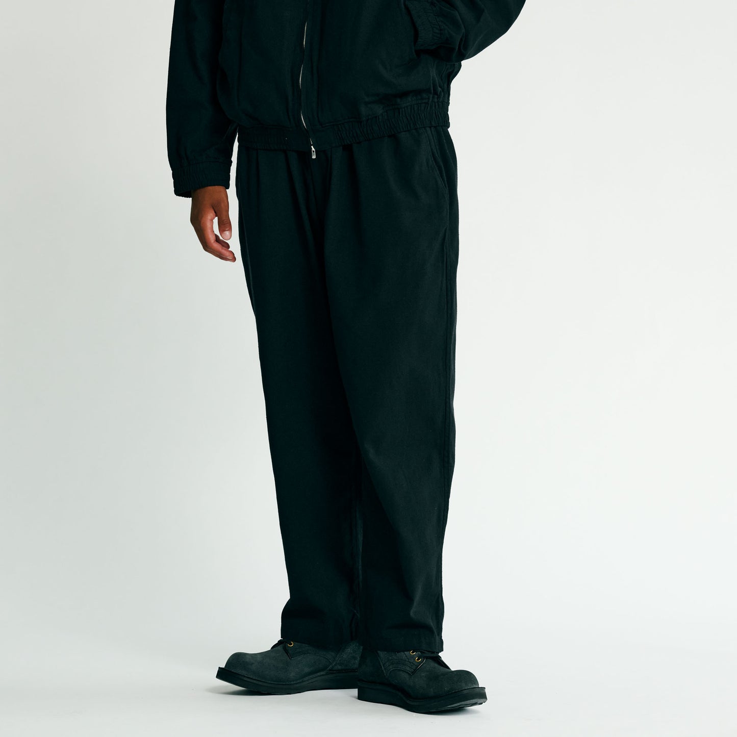 COTTON/SILK DUCK 1TUCK EASY PANTS 42507