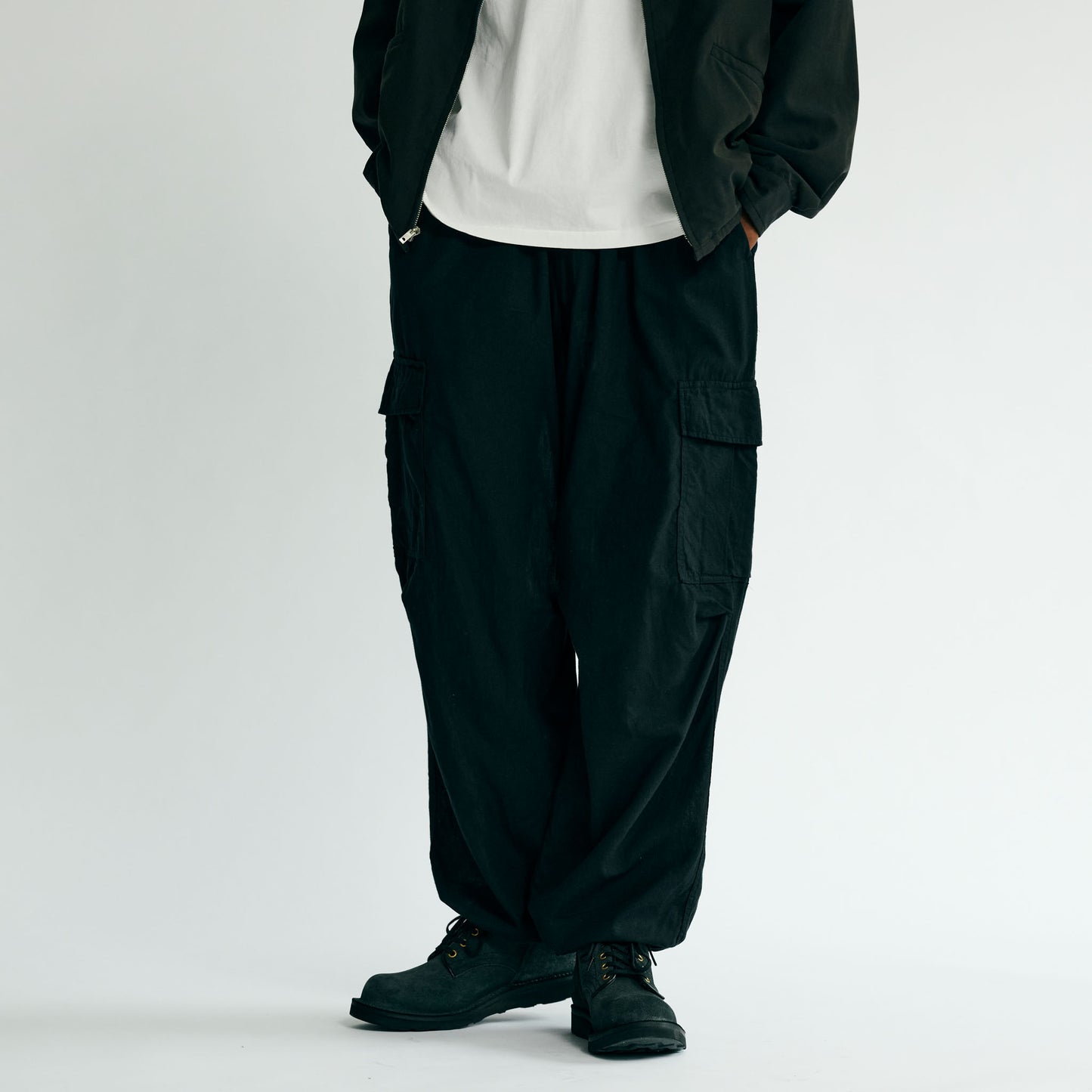 VAT DYE CHAMBRAY EASY CARGO PANTS 42526