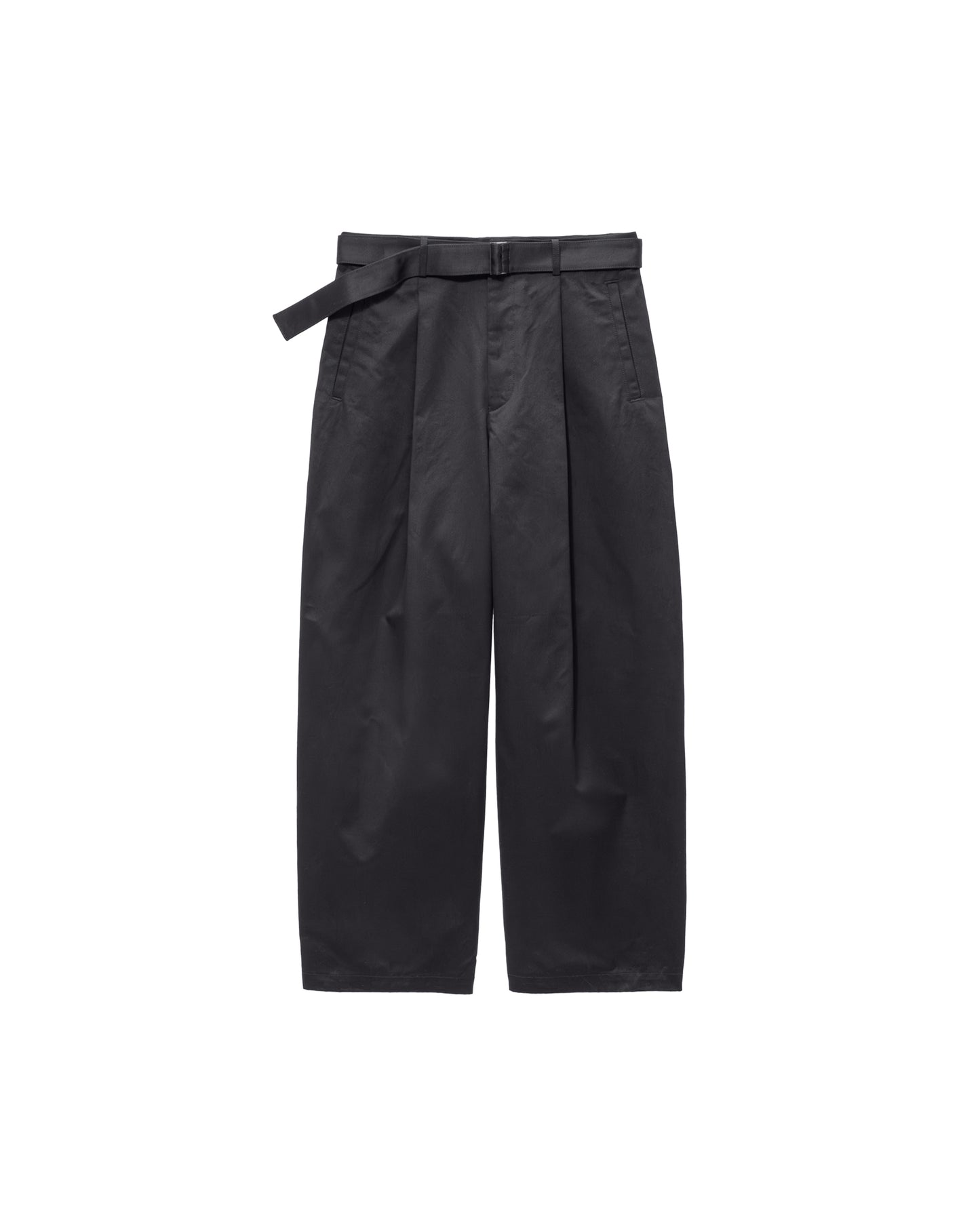 Dry Westpoint Barrel-Fit Belted Pants BLACK