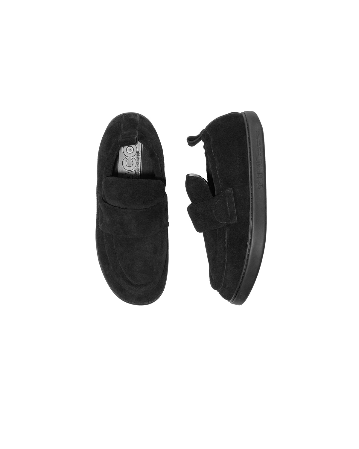 PPACO for GP SUEDE SOFT-PAD LOAFER BLACK