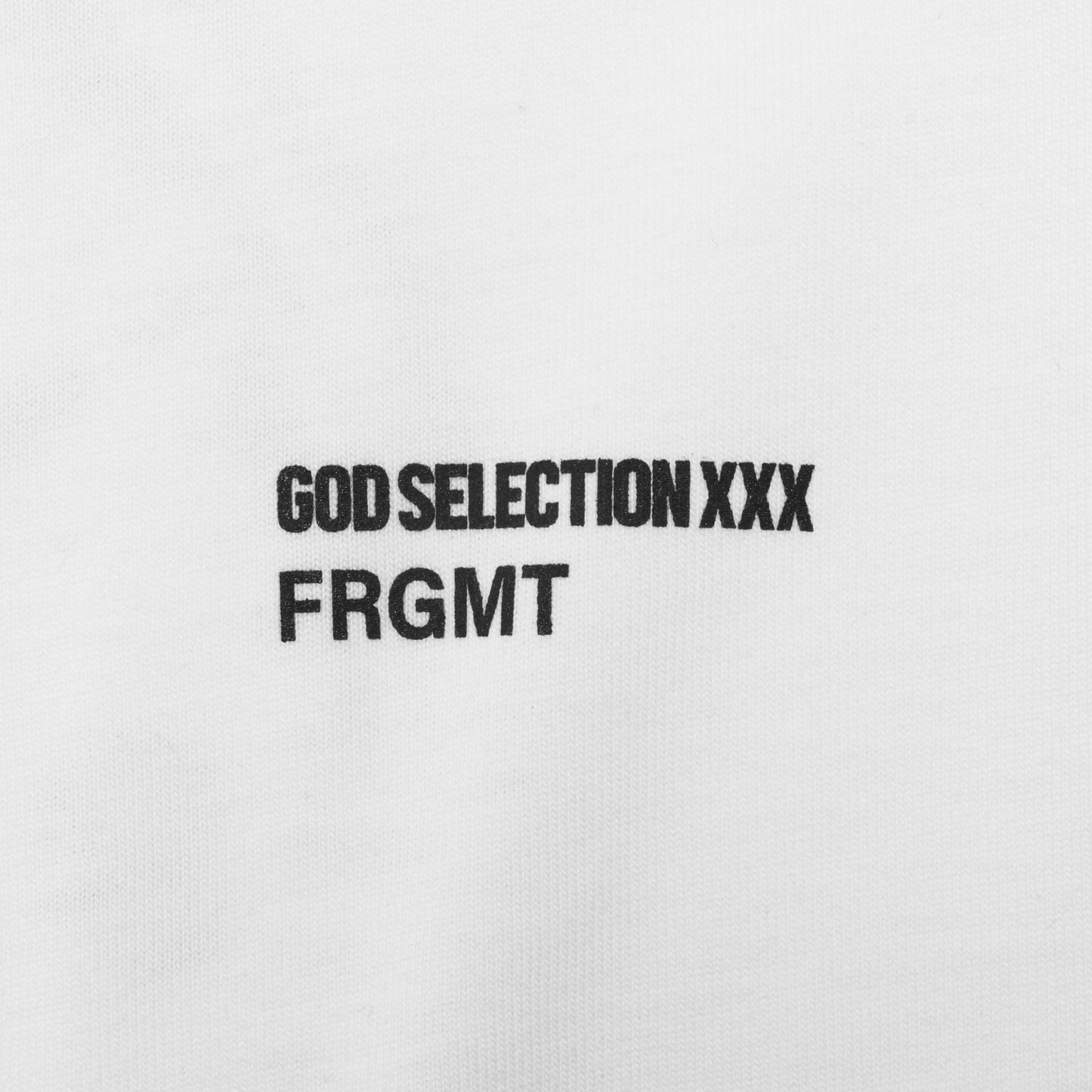 "FRAGMENT × GOD SELECTION XXX" T-SHIRT