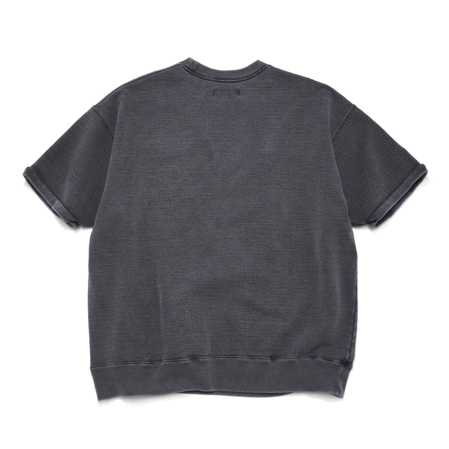 CREW NECK SHORT SLEEVE SWEAT SHIRT