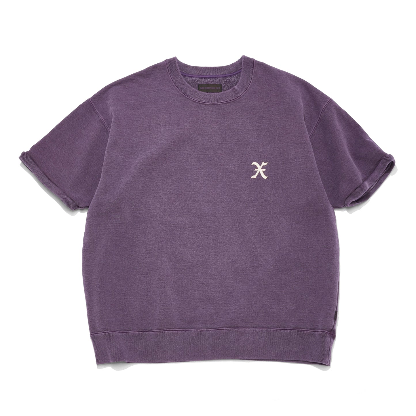 CREW NECK SHORT SLEEVE SWEAT SHIRT
