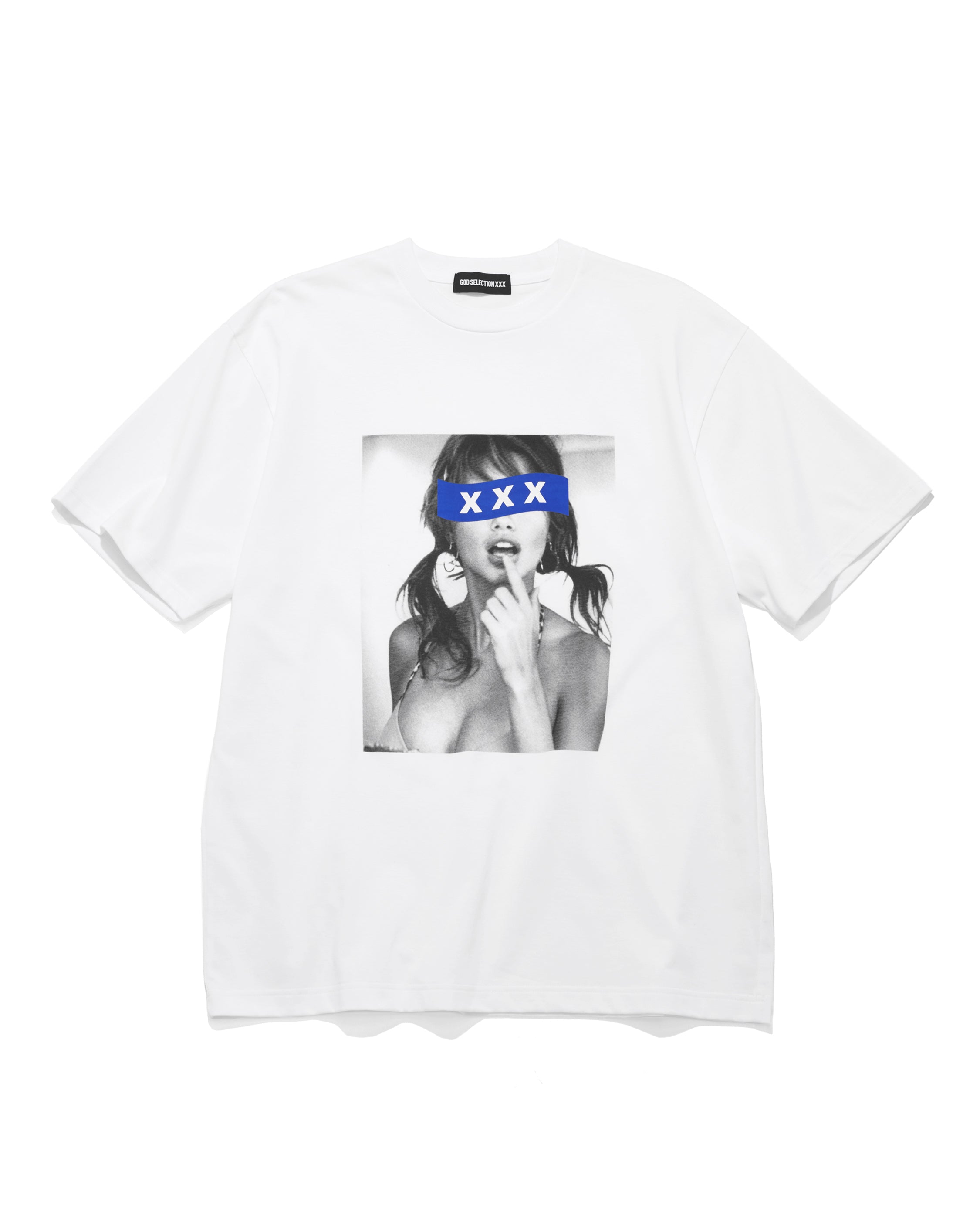 BLUE BOX LOGO MONOCHROME PHOTO TEE – TIME AFTER TIME