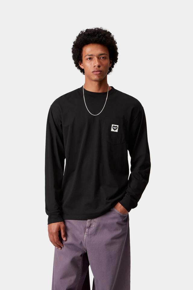 L/S POCKET HEART T-SHIRT