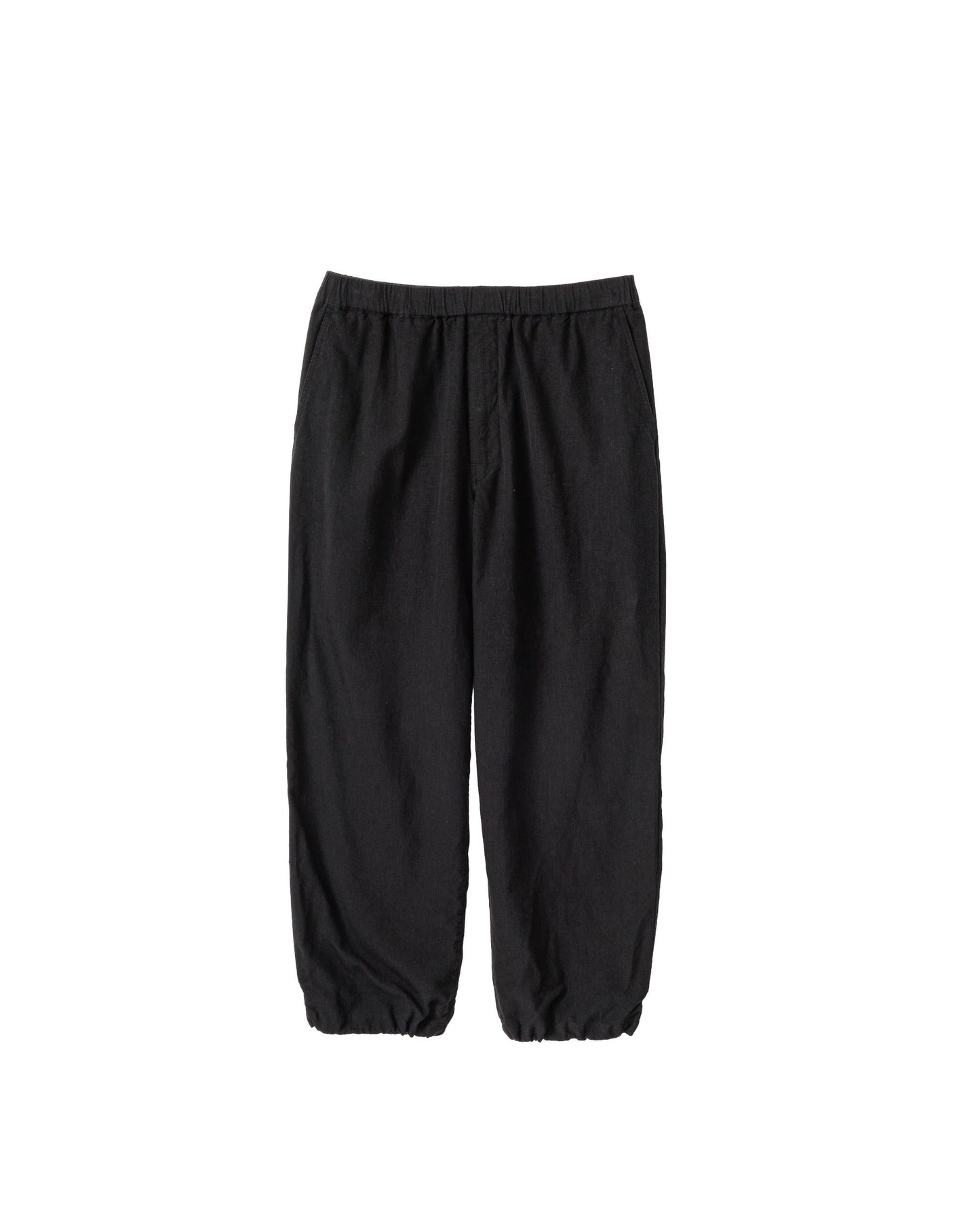 Linen Cupro Track Pants BLACK