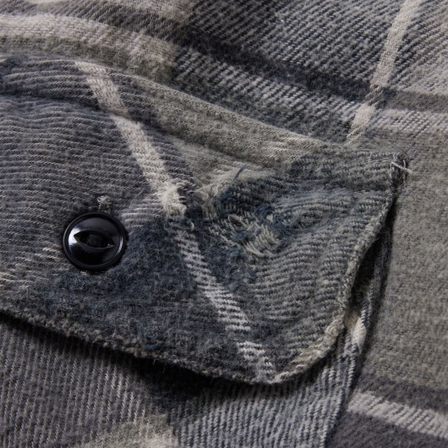 COTTON NEL CHECK L/S WORK SHIRT DAMAGE AGED 29196