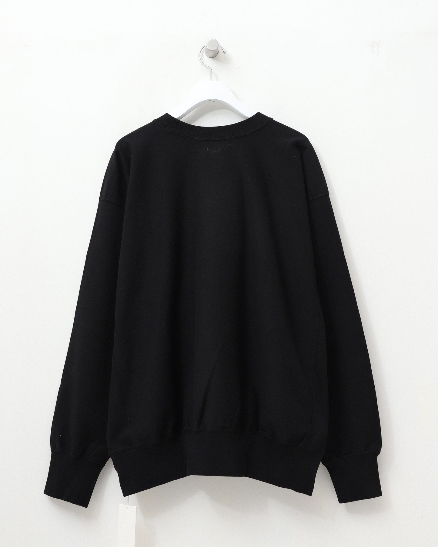 Light Sweat Crew-neck P/O Black