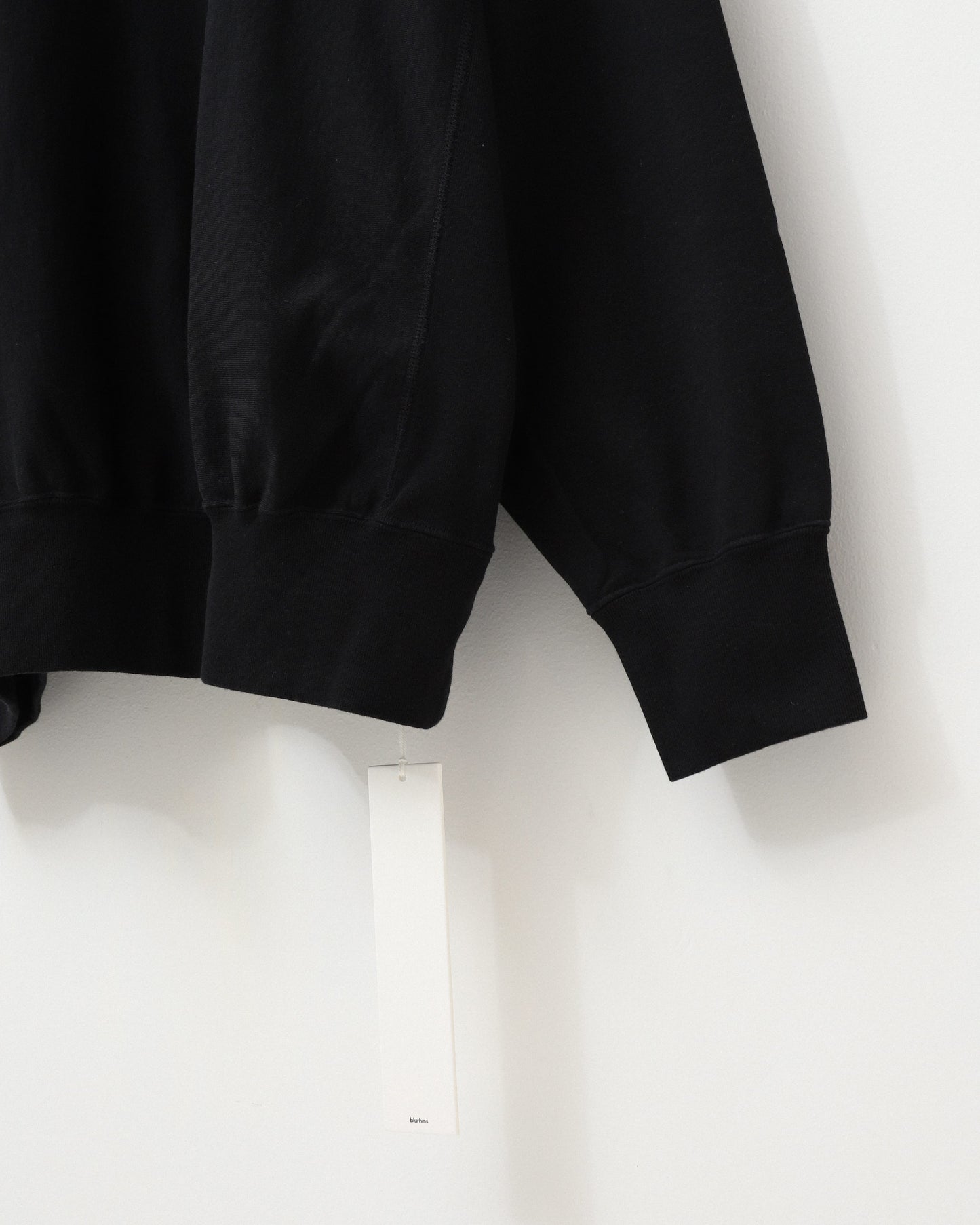 Light Sweat Crew-neck P/O Black