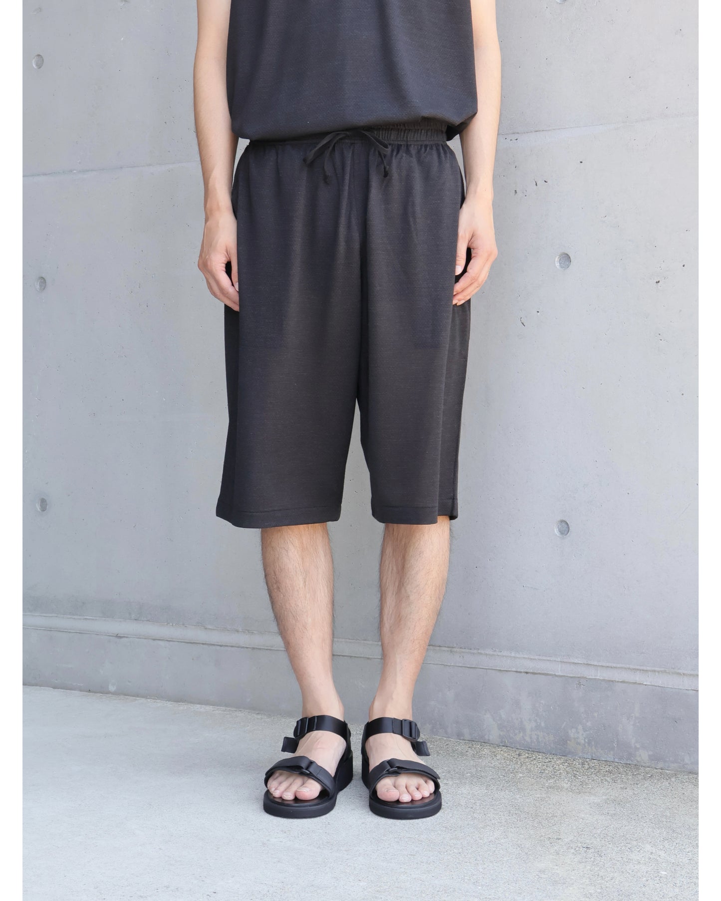 ウールメッシュ ショーツ CHARCOAL