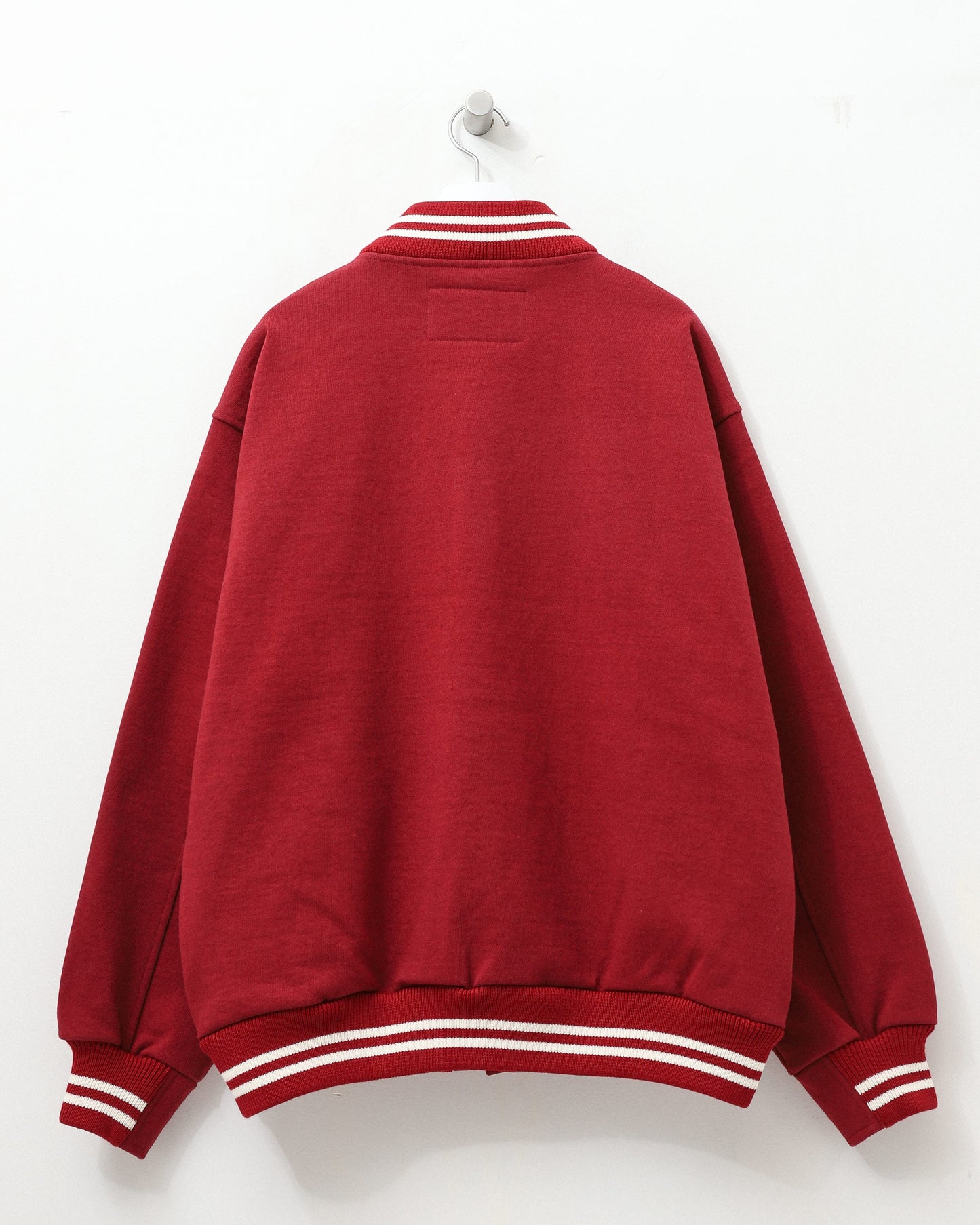 QUE VERSITY JACKET BURGUNDY
