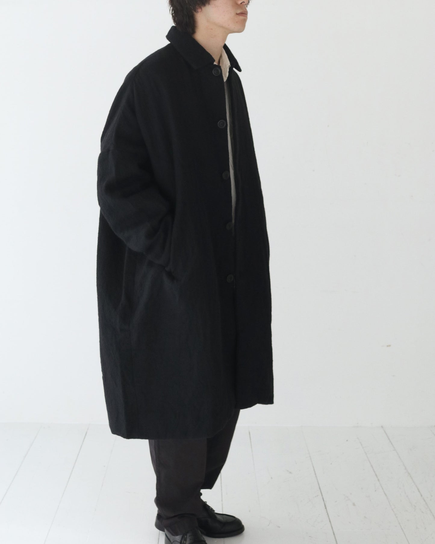 BIG BLOBBY COAT - NIGGLE BLACK
