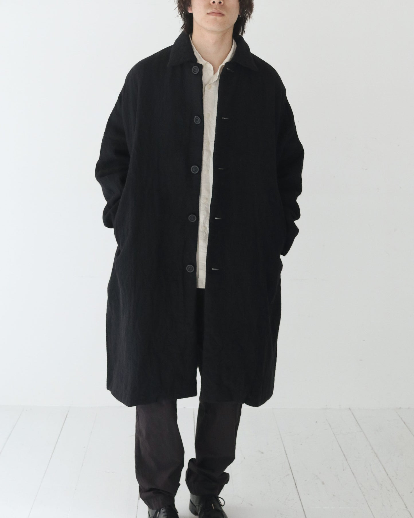 BIG BLOBBY COAT - NIGGLE BLACK