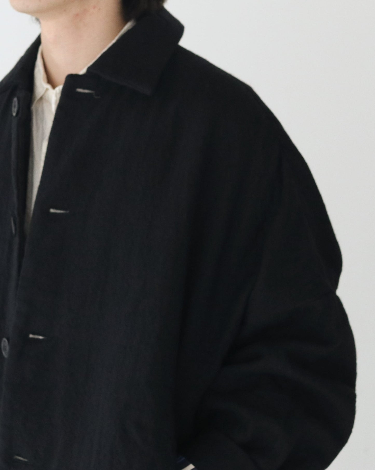 BIG BLOBBY COAT - NIGGLE BLACK