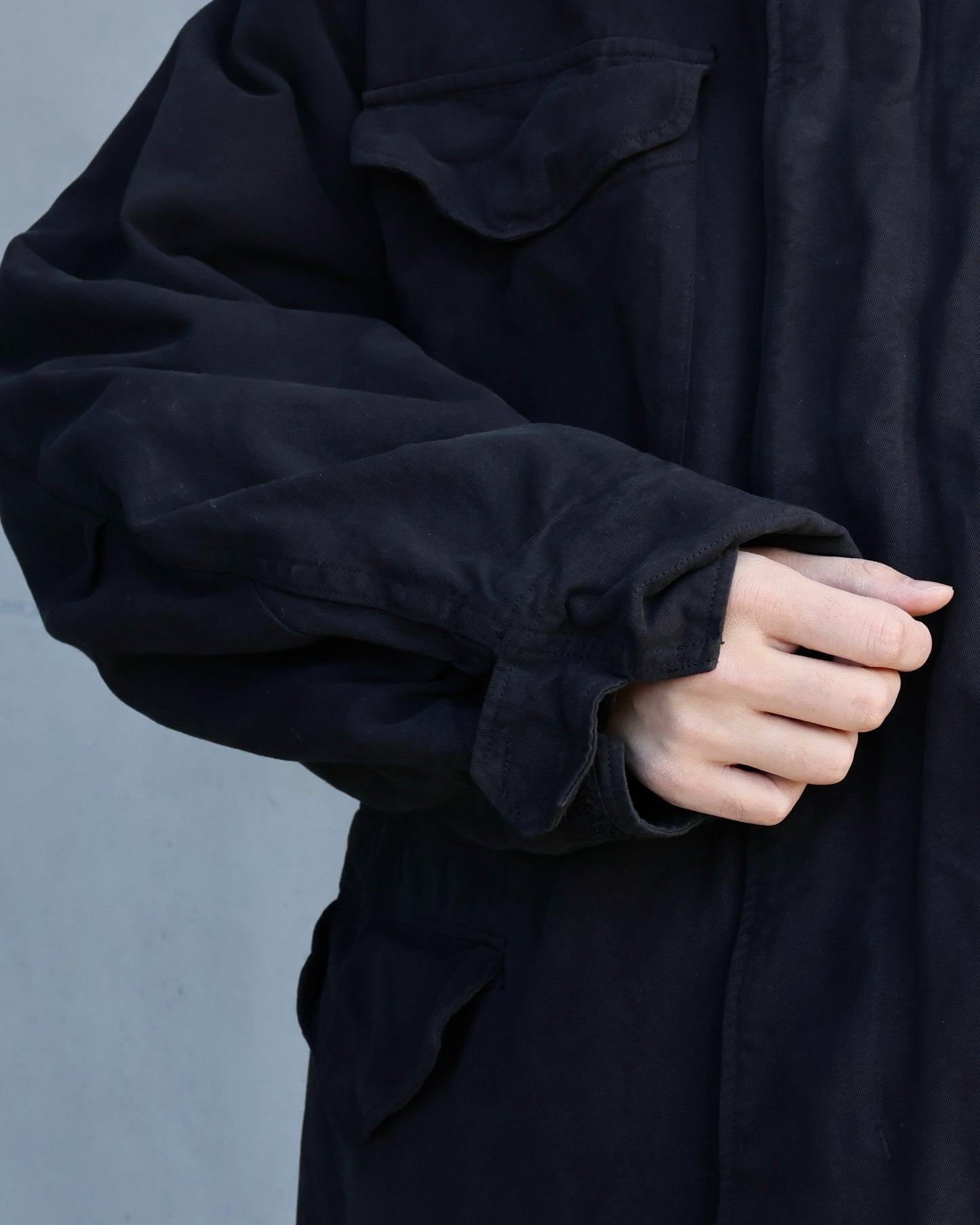 製品染 M65ジャケット BLACK