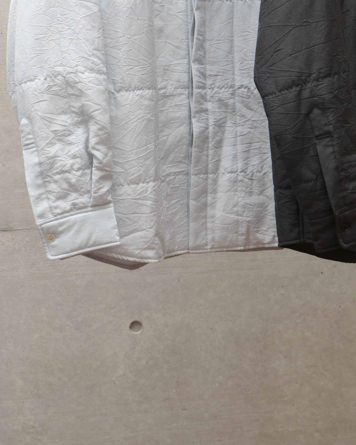 QUILTED LIGHT SILK COTTON SHIRT