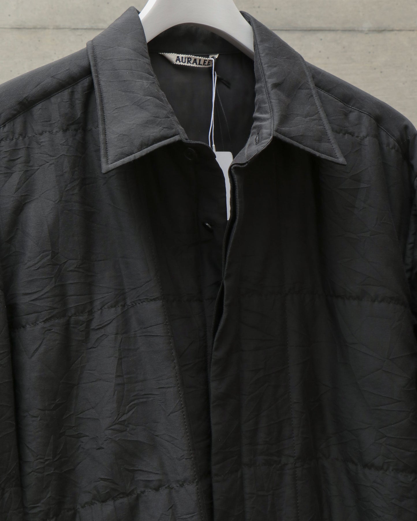 QUILTED LIGHT SILK COTTON SHIRT