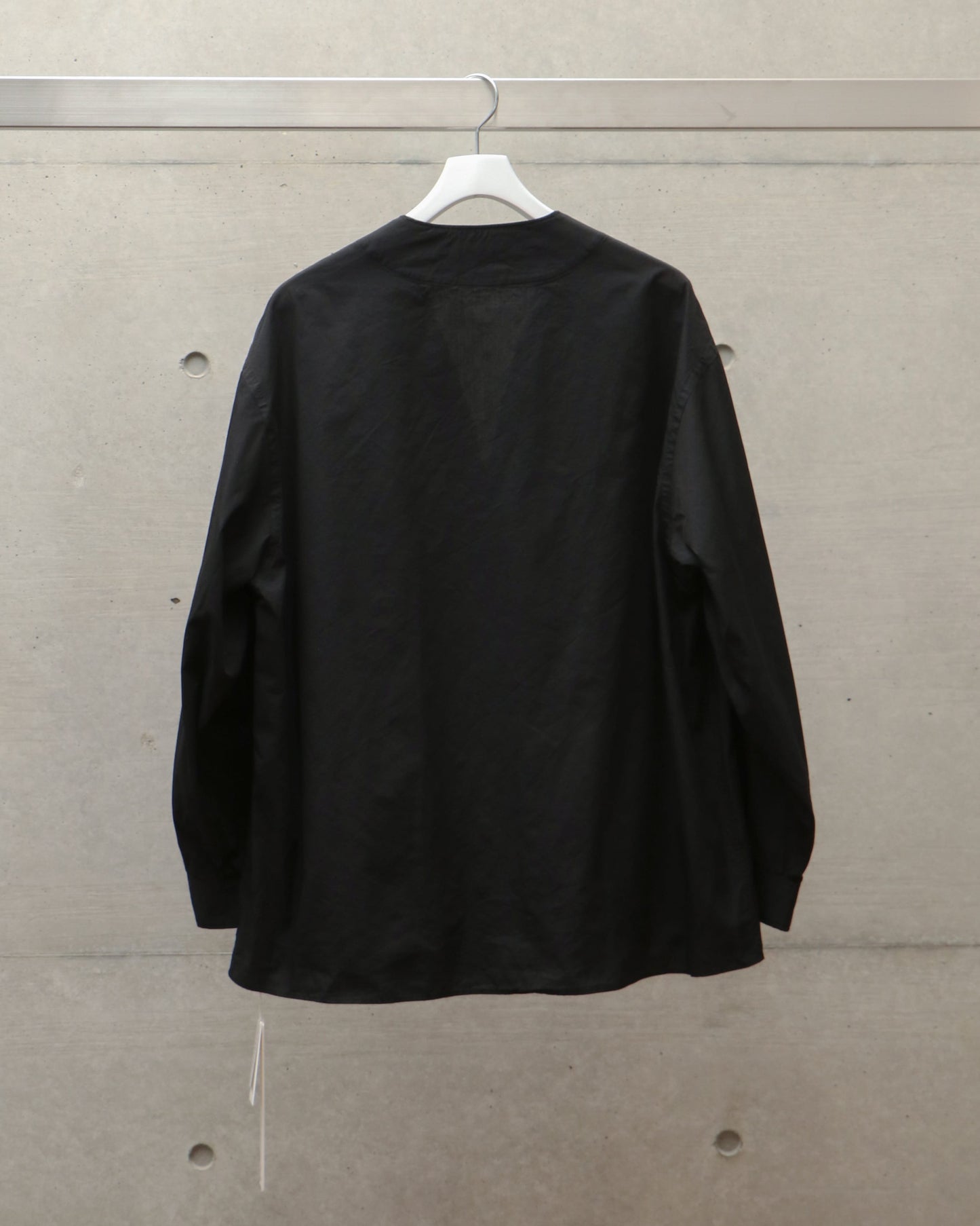 Chambray Cardigan Shirt BLACK