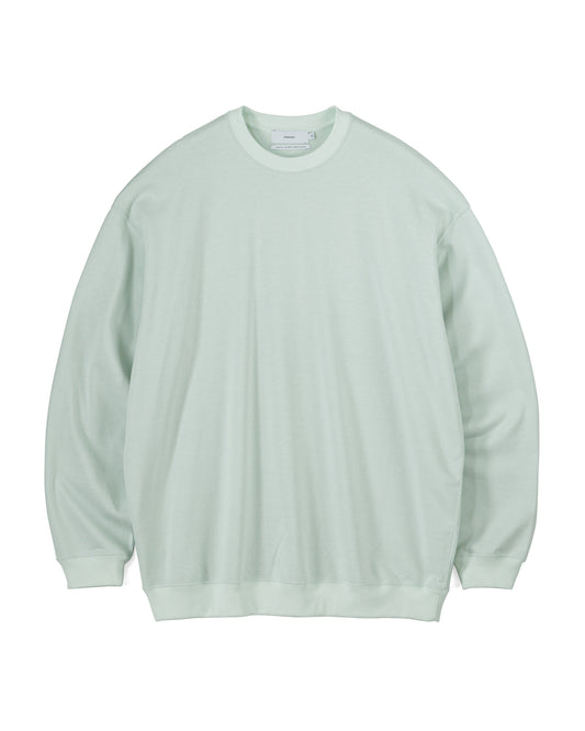 High Gauge Soft Terry Crew Neck PALE GREEN