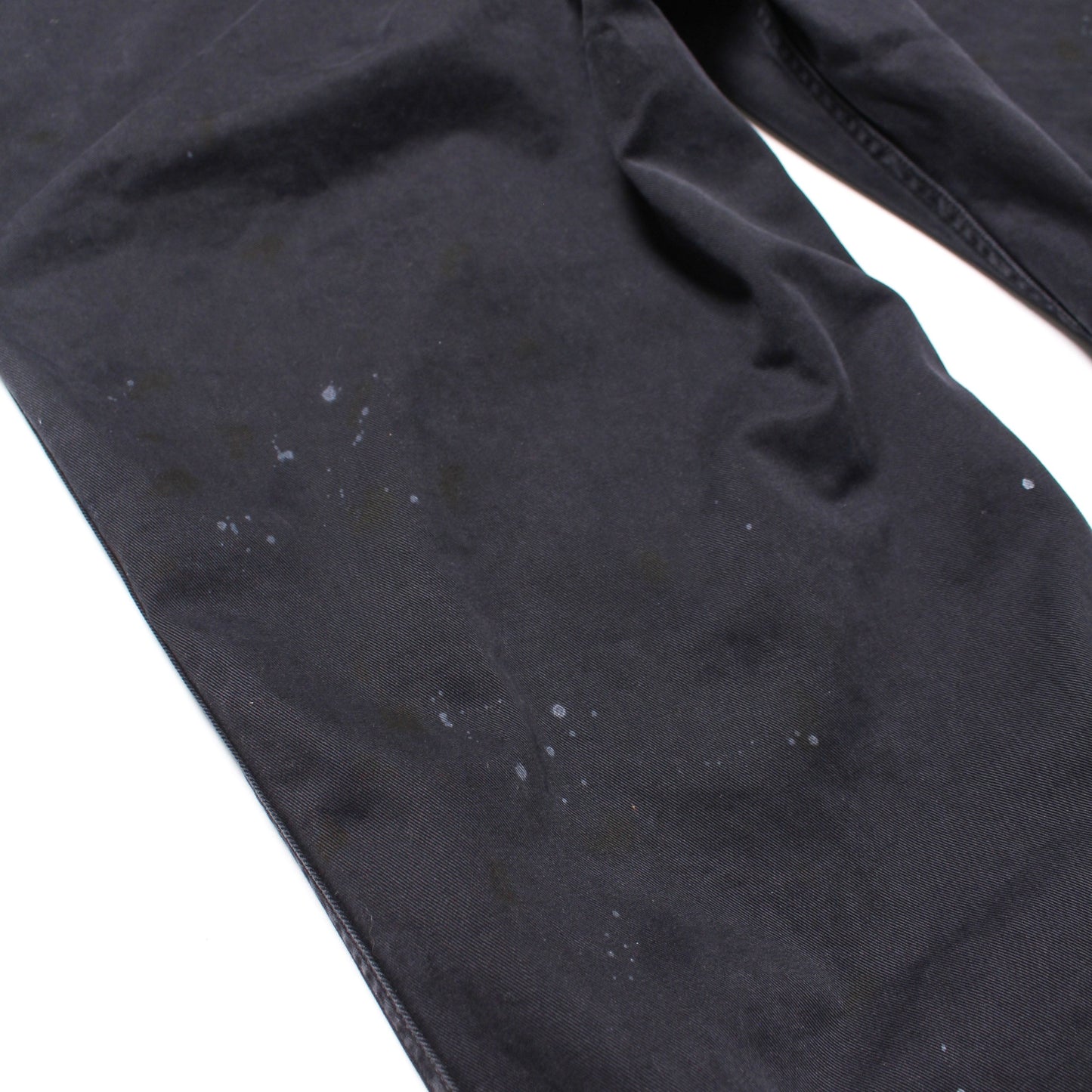 BLACK WORK TROUSERS AGED