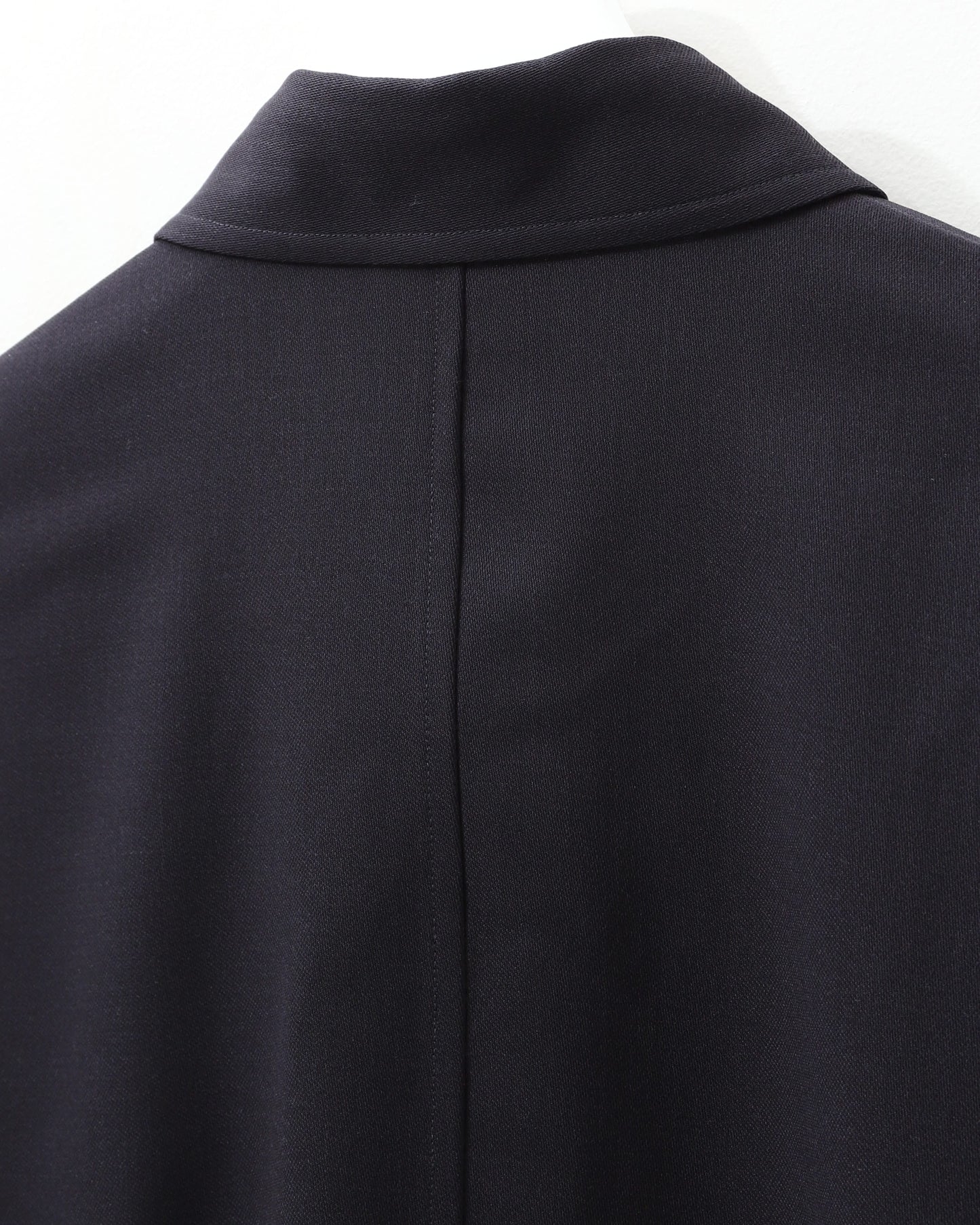 HARD TWIST WOOL DOBBY SHIRT DARK NAVY